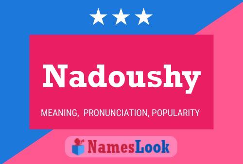 ملصق اسم Nadoushy