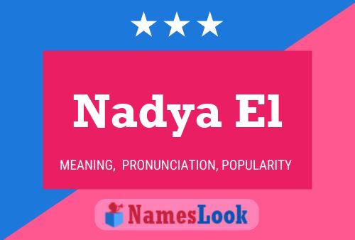 ملصق اسم Nadya El