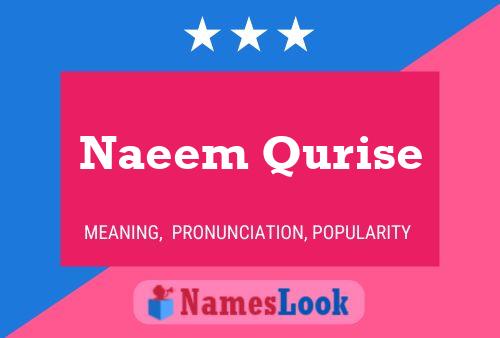 ملصق اسم Naeem Qurise