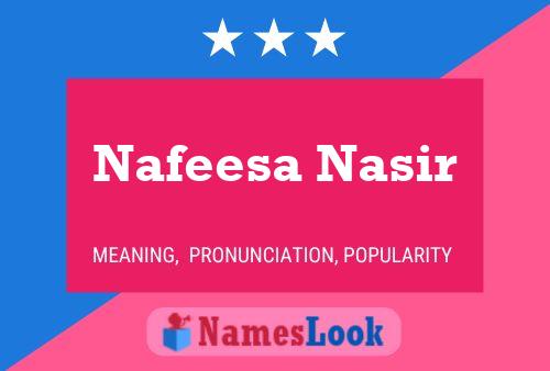 ملصق اسم Nafeesa Nasir