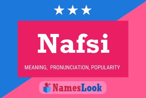 ملصق اسم Nafsi