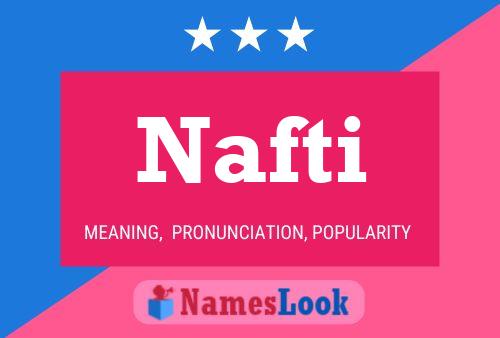 ملصق اسم Nafti