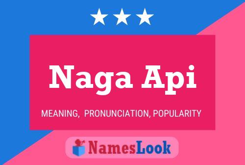 ملصق اسم Naga Api