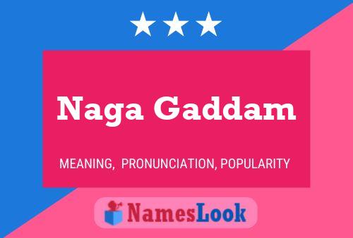 ملصق اسم Naga Gaddam