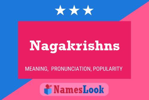 ملصق اسم Nagakrishns