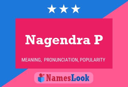 ملصق اسم Nagendra P