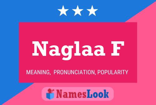 ملصق اسم Naglaa F