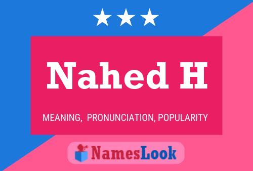 ملصق اسم Nahed H