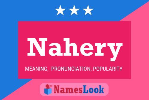 ملصق اسم Nahery