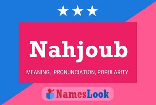 ملصق اسم Nahjoub