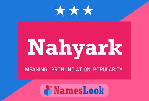 ملصق اسم Nahyark