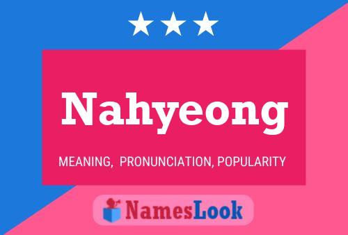 ملصق اسم Nahyeong