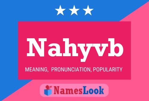 ملصق اسم Nahyvb