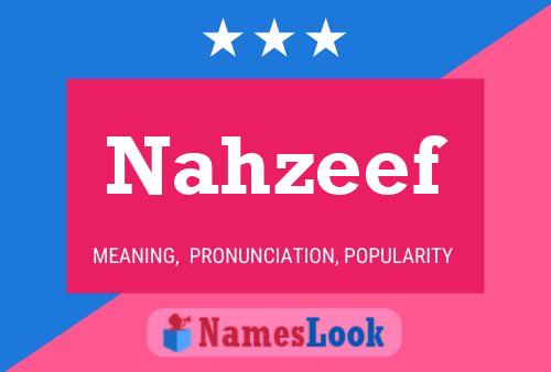 ملصق اسم Nahzeef