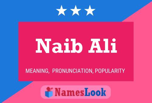 ملصق اسم Naib Ali