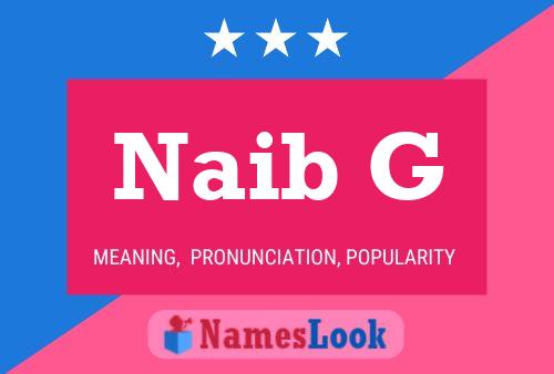 ملصق اسم Naib G