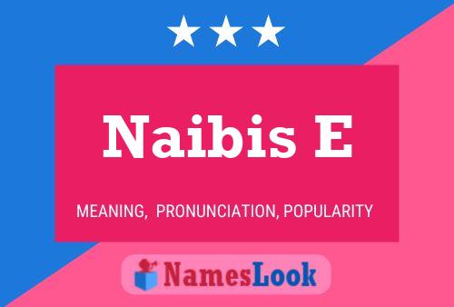 ملصق اسم Naibis E