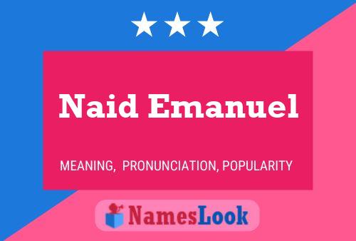 ملصق اسم Naid Emanuel