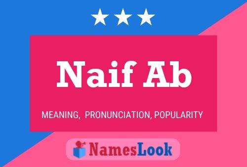 ملصق اسم Naif Ab