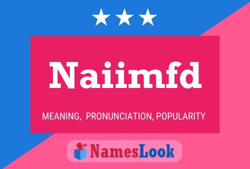 ملصق اسم Naiimfd