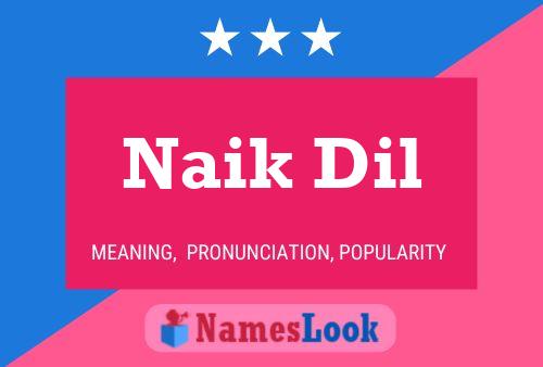 ملصق اسم Naik Dil