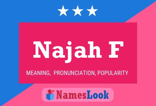 ملصق اسم Najah F