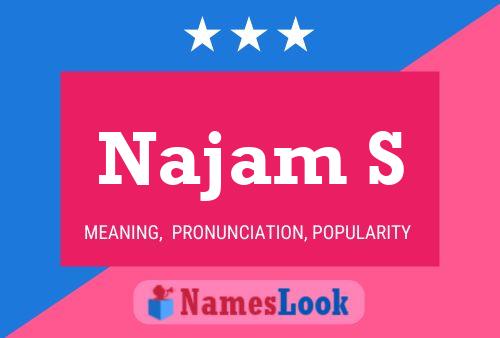 ملصق اسم Najam S