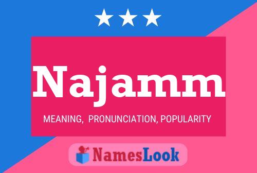 ملصق اسم Najamm