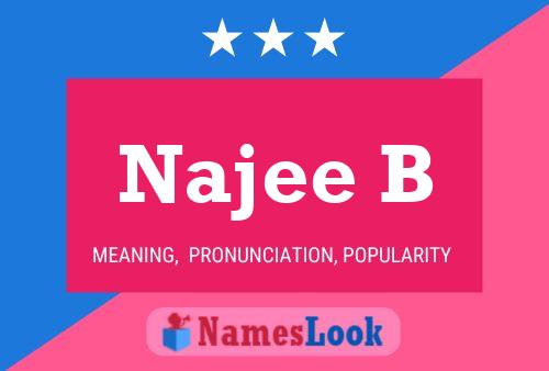 ملصق اسم Najee B