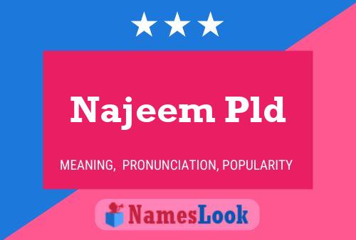 ملصق اسم Najeem Pld