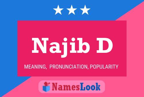 ملصق اسم Najib D