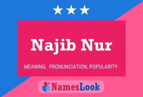 ملصق اسم Najib Nur