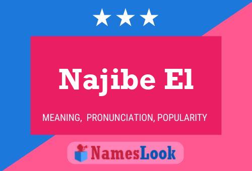 ملصق اسم Najibe El