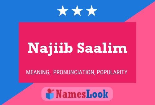 ملصق اسم Najiib Saalim