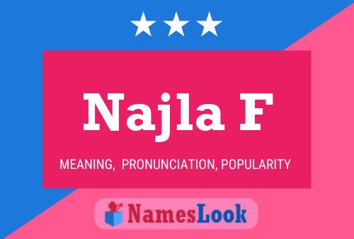 ملصق اسم Najla F