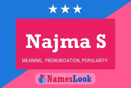 ملصق اسم Najma S