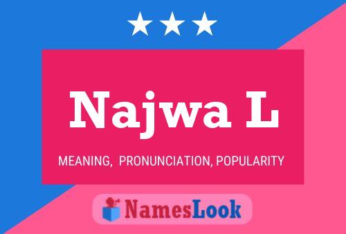 ملصق اسم Najwa L