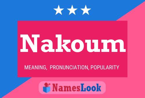 ملصق اسم Nakoum