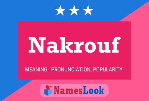 ملصق اسم Nakrouf