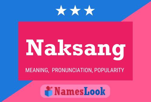 ملصق اسم Naksang