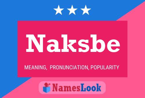 ملصق اسم Naksbe