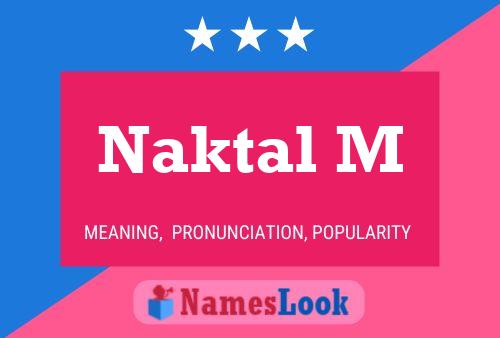 ملصق اسم Naktal M