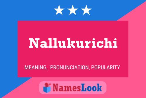 ملصق اسم Nallukurichi