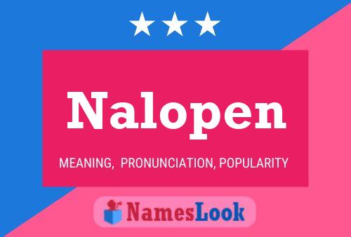 ملصق اسم Nalopen