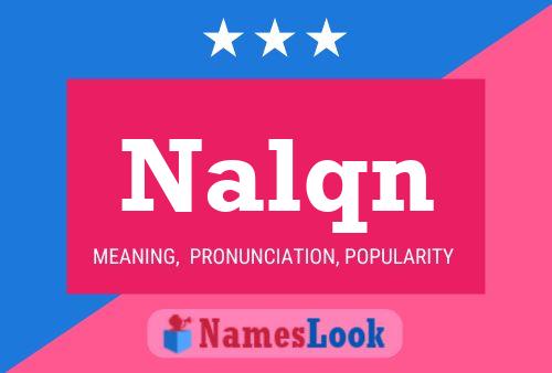 ملصق اسم Nalqn