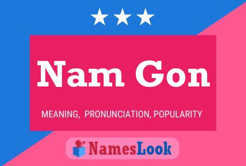 ملصق اسم Nam Gon