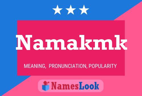 ملصق اسم Namakmk