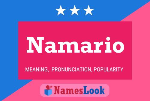 ملصق اسم Namario