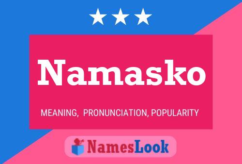 ملصق اسم Namasko