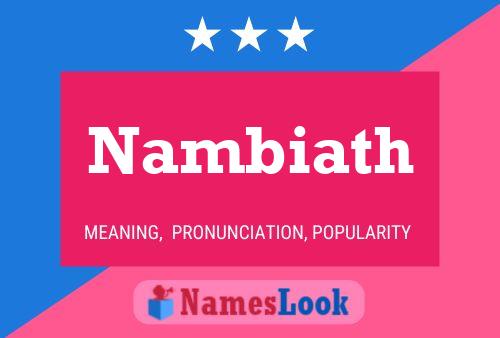 ملصق اسم Nambiath